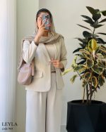 کت مدل لیلا جنس مازراتی کج راه ا کد 964 - تصویر 4