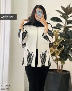 تک کت مدل شیما جنس مازراتی ترکیب شده با مخمل کره ای کد 940 - تصویر 5