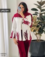 تک کت مدل شیما جنس مازراتی ترکیب شده با مخمل کره ای کد 940 - تصویر 3