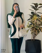 تک کت مزونی مدل افرا جنس مازراتی گرم بالا کد 966 - تصویر 2