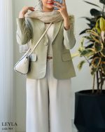 کت مدل لیلا جنس مازراتی کج راه ا کد 964 - تصویر 2