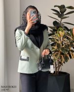 کت مدل ماهرخ جنس مازراتی کج راه کد 967 - تصویر 7