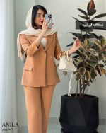 کت و شلوار آنیلا جنس مازراتی درجه یک کد 947 - تصویر 9