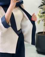 کت درنا جنس مازراتی کج راه طرح دیپلمات کد 938 - تصویر 11