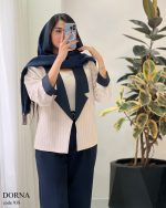 کت درنا جنس مازراتی کج راه طرح دیپلمات کد 938 - تصویر 6
