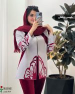 تک کت مدل رز جنس مازراتی با مخمل کره ای کد 934