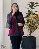 تک کت مزونی مدل افرا جنس مازراتی گرم بالا کد 966 - تصویر 9