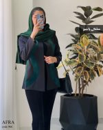 تک کت مزونی مدل افرا جنس مازراتی گرم بالا کد 966 - تصویر 11