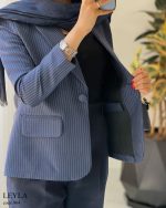 کت مدل لیلا جنس مازراتی کج راه ا کد 964 - تصویر 3