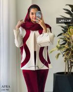 تک کت مزونی مدل افرا جنس مازراتی گرم بالا کد 966 - تصویر 6