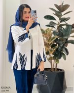 تک کت مدل شیما جنس مازراتی ترکیب شده با مخمل کره ای کد 940 - تصویر 2