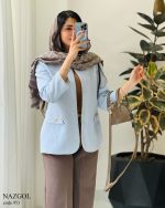 کت مدل نازگل جنس ژاکارد ترک کد 951 - تصویر 9