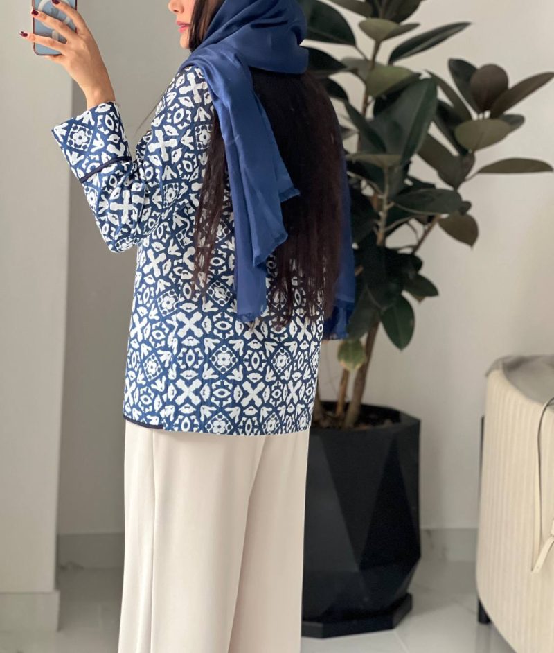 کت مدل یاسمین جنس ژاکارد دوبل ترک کد 933 - تصویر 7