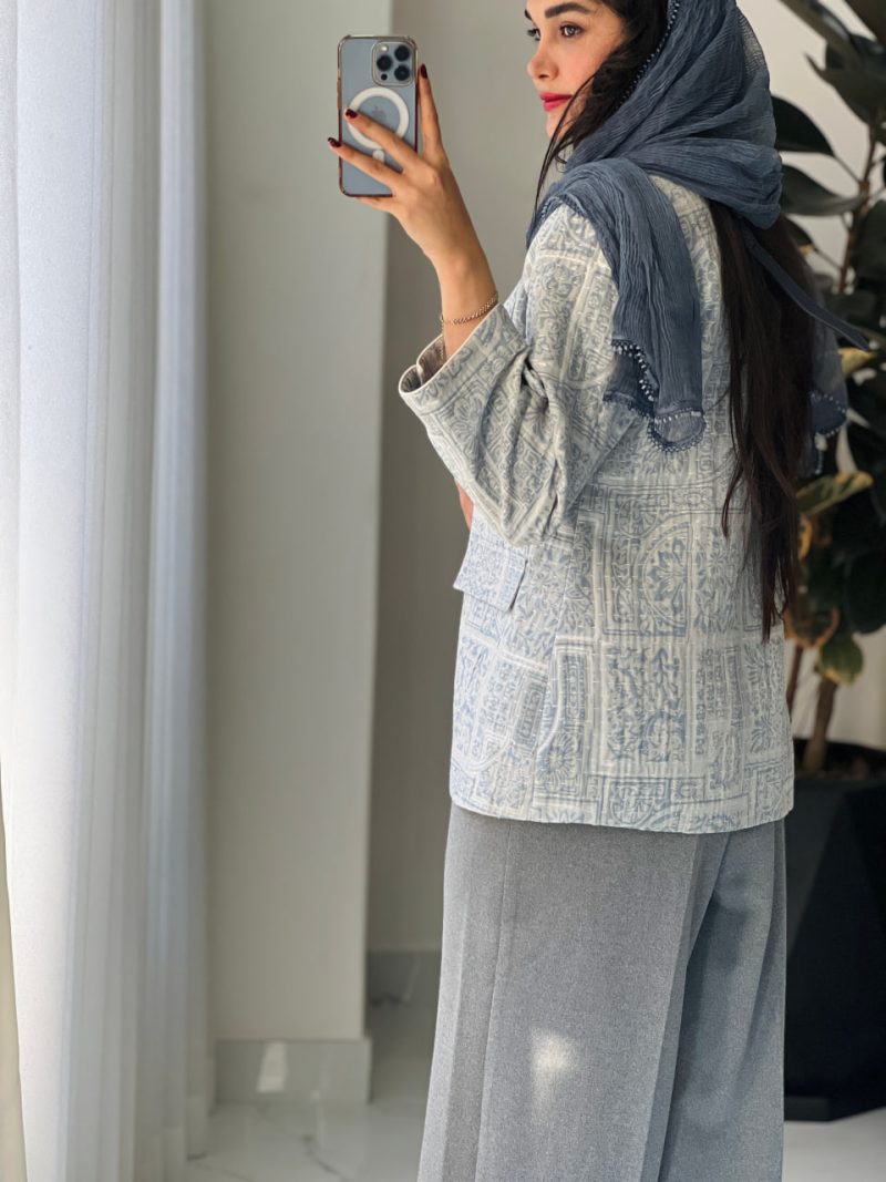 کت مدل برکه جنس لنین ژاکارد ترک کد 939 - تصویر 13