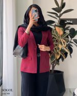 کت مدل سوگل جنس مازراتی کج راه گرم بالا کد 980 - تصویر 5