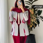 تک کت مزونی مدل مبینا جنس مازراتی گرم بالا کد 984