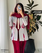 تک کت مزونی مدل مبینا جنس مازراتی گرم بالا کد 984