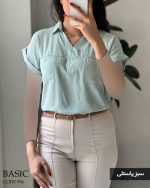شومیز بیسیک جنس سیلک کد 994 - تصویر 5