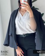شومیز بیسیک جنس سیلک کد 994 - تصویر 8