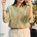 شومیز مدل برگ جنس نخ تایلندی کد 974