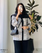 کت مدل برکه 2 جنس لنین ژاکارد ترک کد 991 - تصویر 6