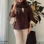 کت مدل مهین جنس ژاکارد گرم بالا کد 989