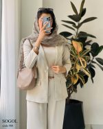 کت مدل سوگل جنس مازراتی کج راه گرم بالا کد 980 - تصویر 8