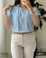 شومیز بیسیک جنس سیلک کد 994 - تصویر 7