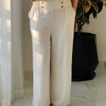 شلوار بگ کمر پهن جنس لنین اسلپ درجه یک کد 975