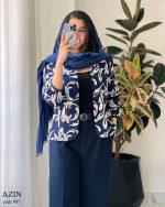 کت مدل آذین جنس لینن خامه دوزی کد 987