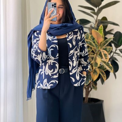 کت مدل آذین جنس لینن خامه دوزی کد 987