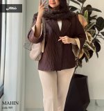 کت مدل مهین جنس ژاکارد گرم بالا کد 989 - تصویر 4