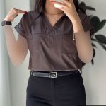 شومیز بیسیک جنس سیلک کد 994