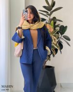 کت مدل مهین جنس ژاکارد گرم بالا کد 989 - تصویر 7
