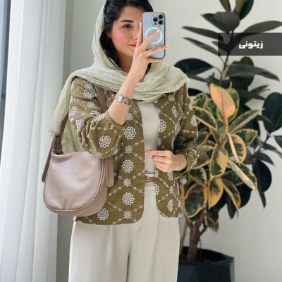 کت مدل چیکو جنس لینن خامه دوزی کد 982
