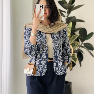 کت مدل سلنا جنس لینن درجه یک کد 1025
