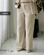 حراج شلوار گیسو جنس لینن پنبه 1032 - تصویر 3