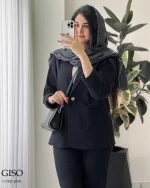 حراج کت و شلوار گیسو جنس لینن پنبه کد 1030 - تصویر 6