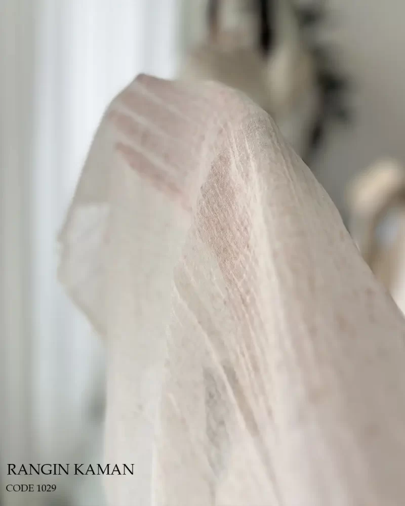 شال رنگین کمان جنس کنفی ابروبادی کد 1029 - تصویر 10