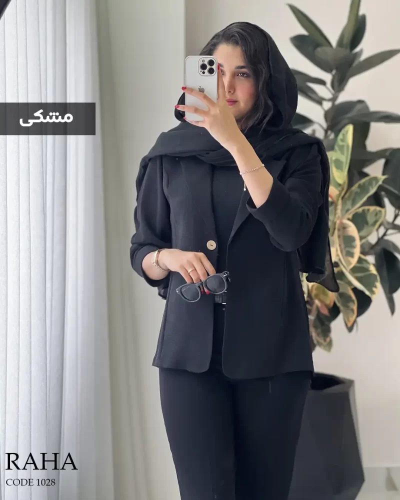 کت مدل رها جنس لینن کنفی کد 1028 - تصویر 4