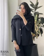 کت مدل رها جنس لینن کنفی کد 1028 - تصویر 5