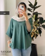 شومیز مانتویی صنم جنس بابوس ۳ نخ درجه یک کد 1016 - تصویر 7