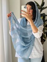 شال پرنس جنس ابریشم کد 1019 - تصویر 10