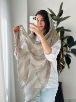 شال پرنس جنس ابریشم کد 1019 - تصویر 4