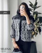 حراج کت مدل سلنا جنس لینن کد 1025 - تصویر 5