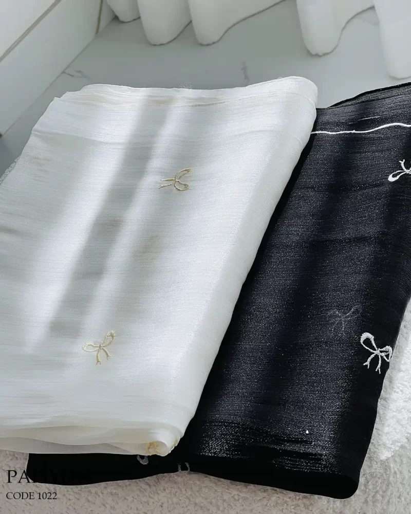 شال پاپیون جنس ابریشم کد 1022 - تصویر 9