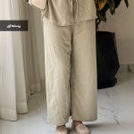 حراج شلوار بگ مدل سلین جنس اسلپ لینن کد 997