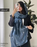 شال پاپیون جنس ابریشم کد 1022