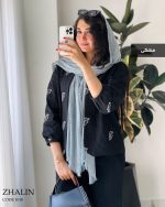 کت مدل ژالین جنس لینن ترک سوزن دوزی شده کد 1018 - تصویر 4