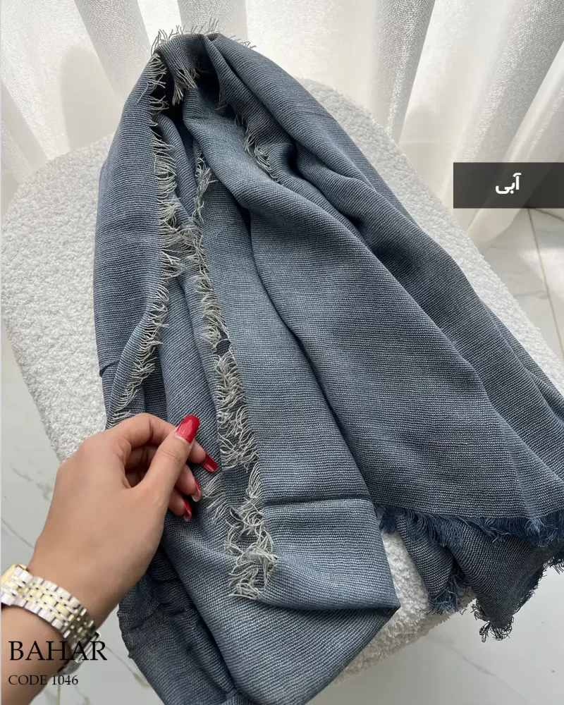 شال بهار جنس نخ خیلی خنک راحت کد 1046 - تصویر 2